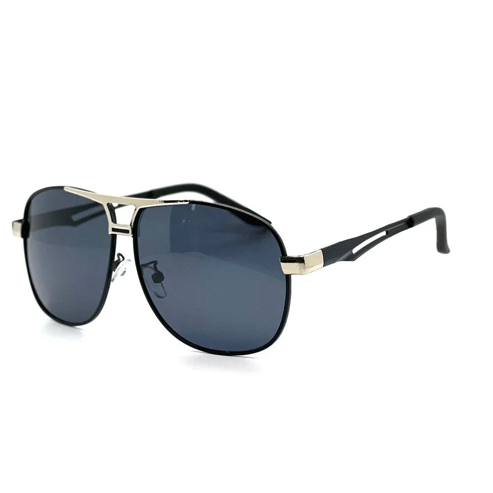 Aviator Sunglasses Men Polarized‎ Metal Frame Dark Lens Driving Eyewear Shades